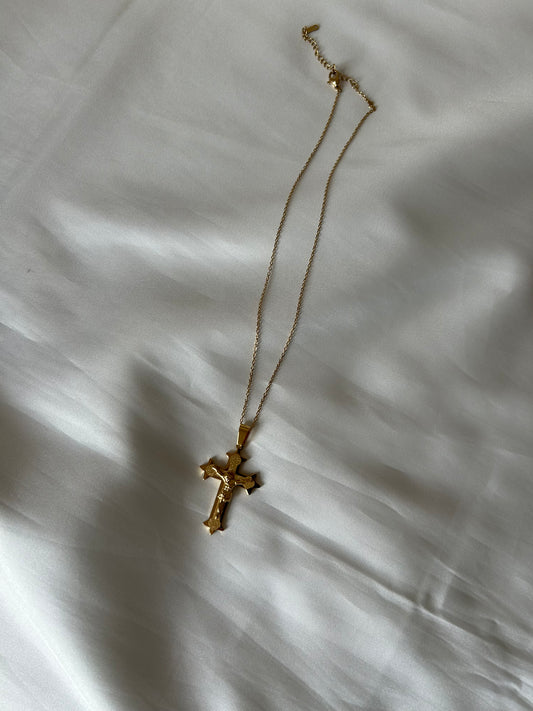 Collana Croce Eterna oro