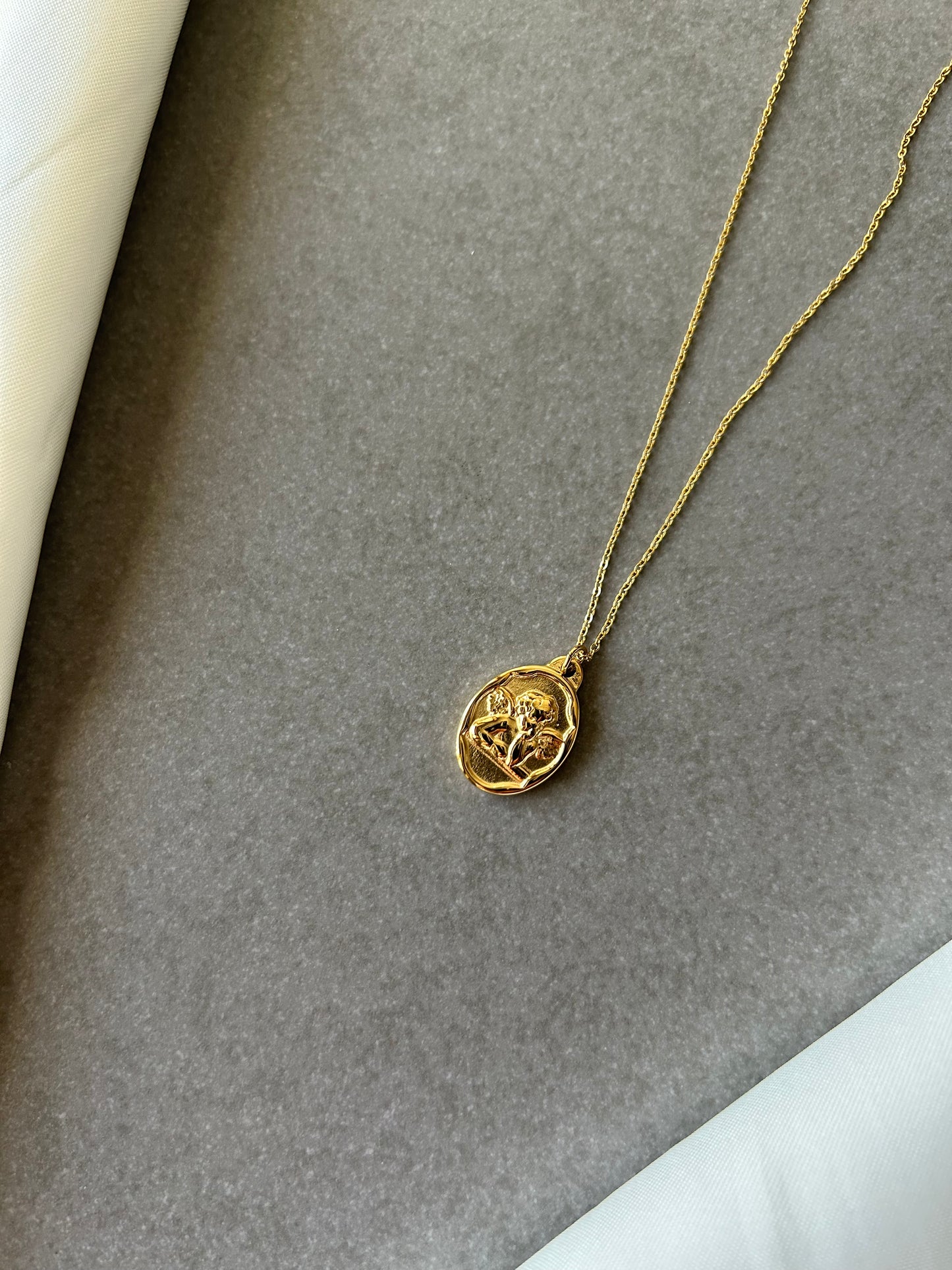 Collana Angelo del Cuore Oro