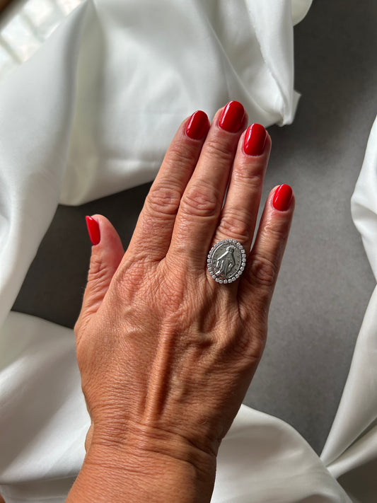Anello Madonna di Luce Argento