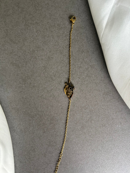 Bracciale Cuore di Fede Oro