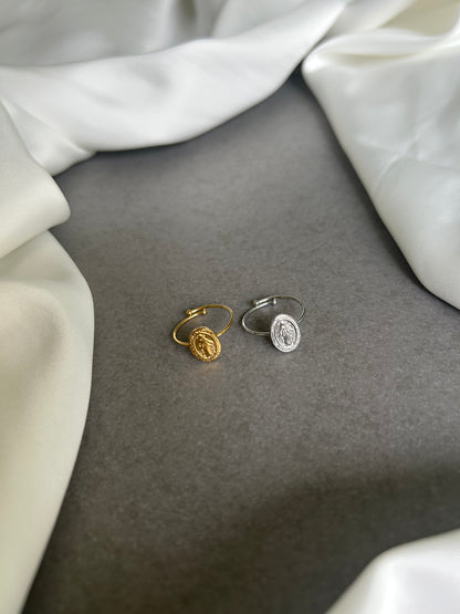 Anello Madonnina Argento