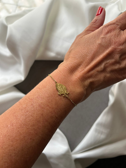 Bracciale Cuore di Fede Oro