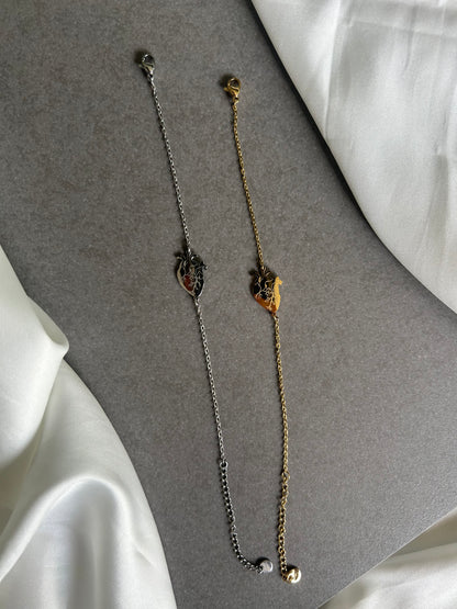 Bracciale Cuore di Fede Oro