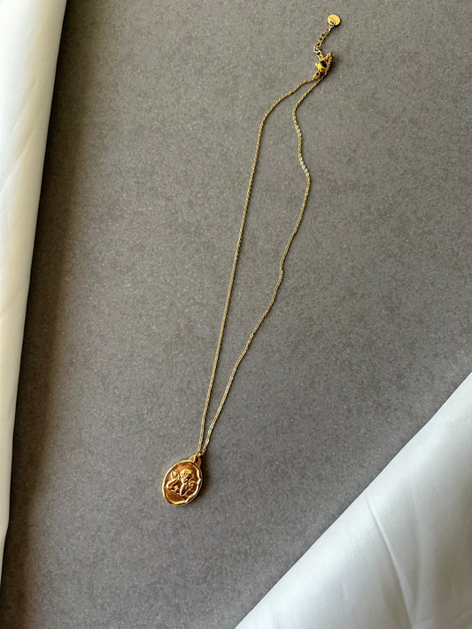 Collana Angelo del Cuore Oro