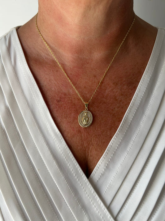 Collana Madonna di Luce Oro