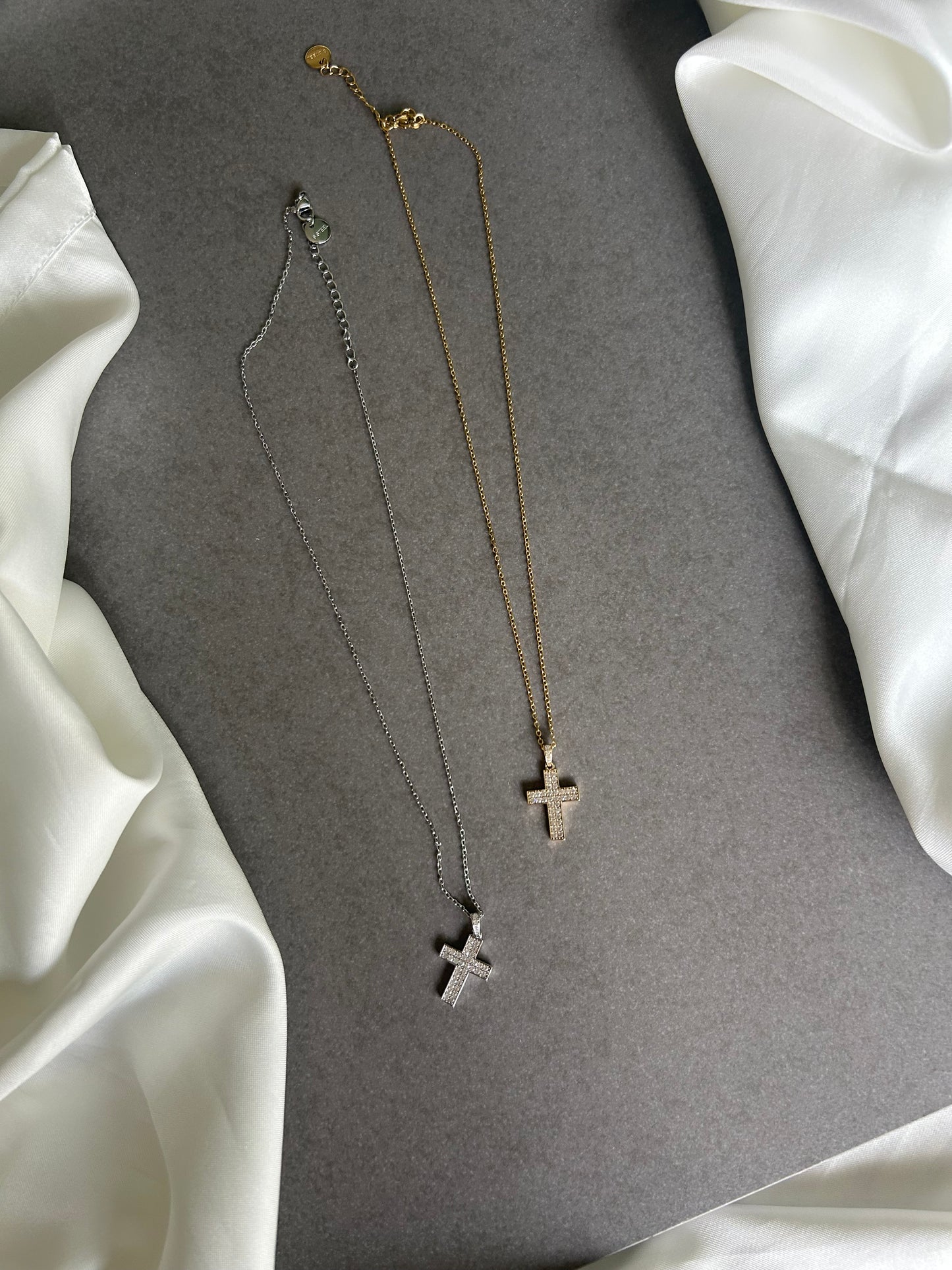 Collana Croce di Luce Argento