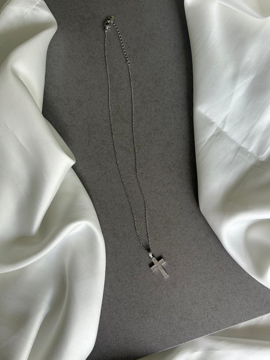 Collana Croce di Luce Argento