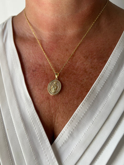 Collana Madonna di Luce Oro