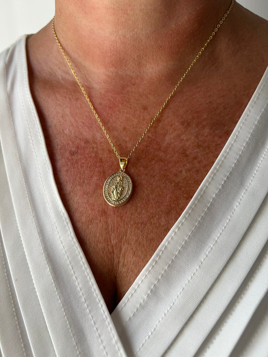 Collana Madonna di Luce Oro
