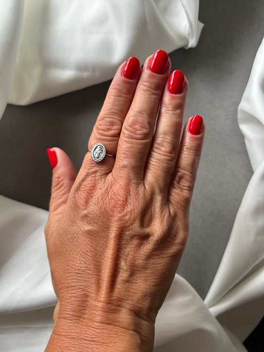 Anello Madonnina Argento