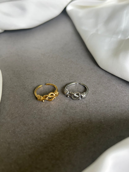 Anello Cuore Spinato Argento