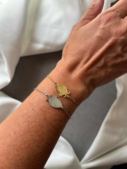 Bracciale Cuore di Fede Argento