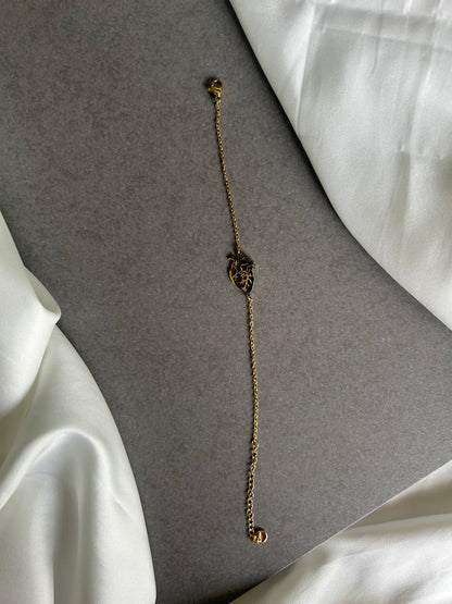 Bracciale Cuore di Fede Oro