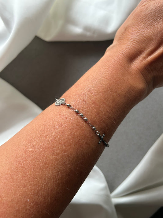 Bracciale Rosario Argento