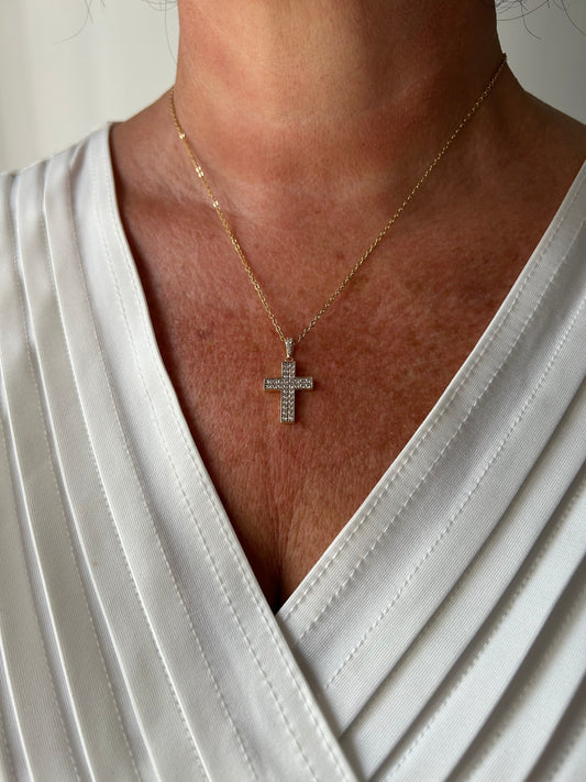 Collana Croce di Luce Oro