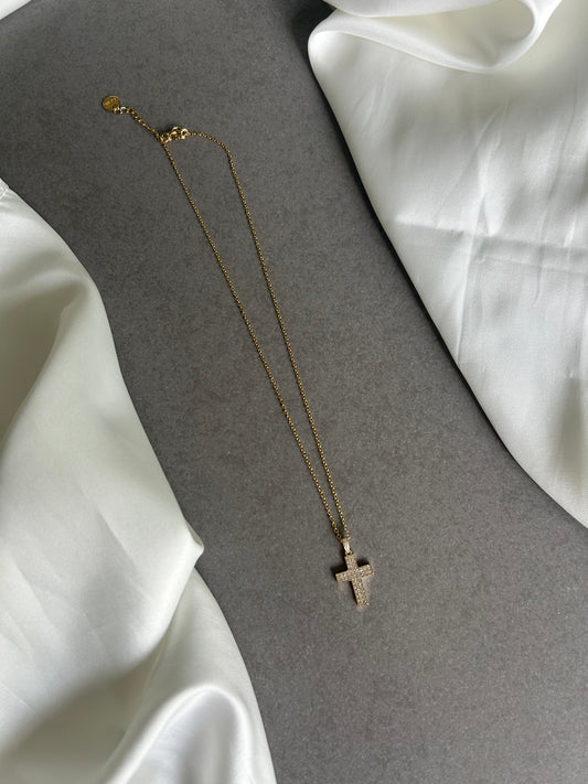 Collana Croce di Luce Oro