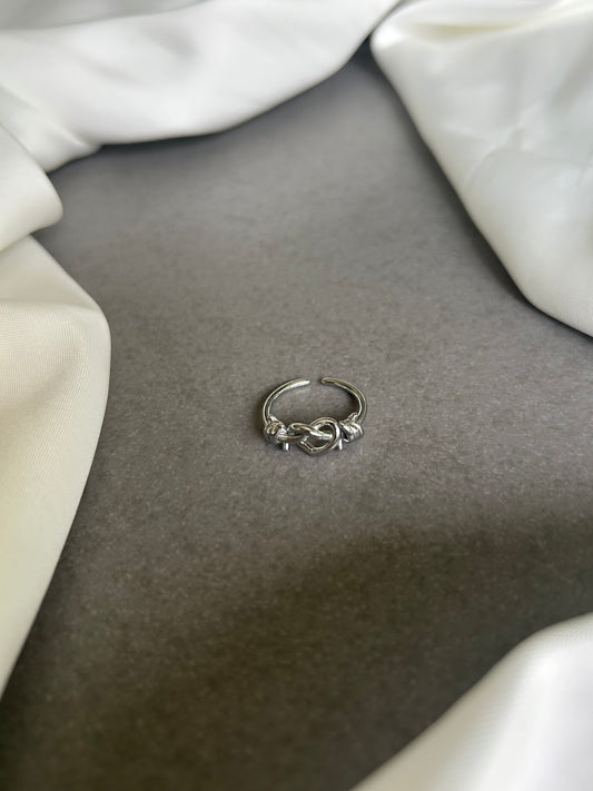 Anello Cuore Spinato Argento